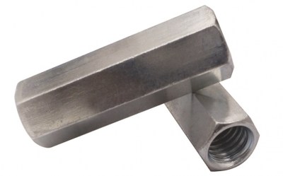 Tuerca Hexagonal Con Acabado De Rosca Gruesa De 1/4-20